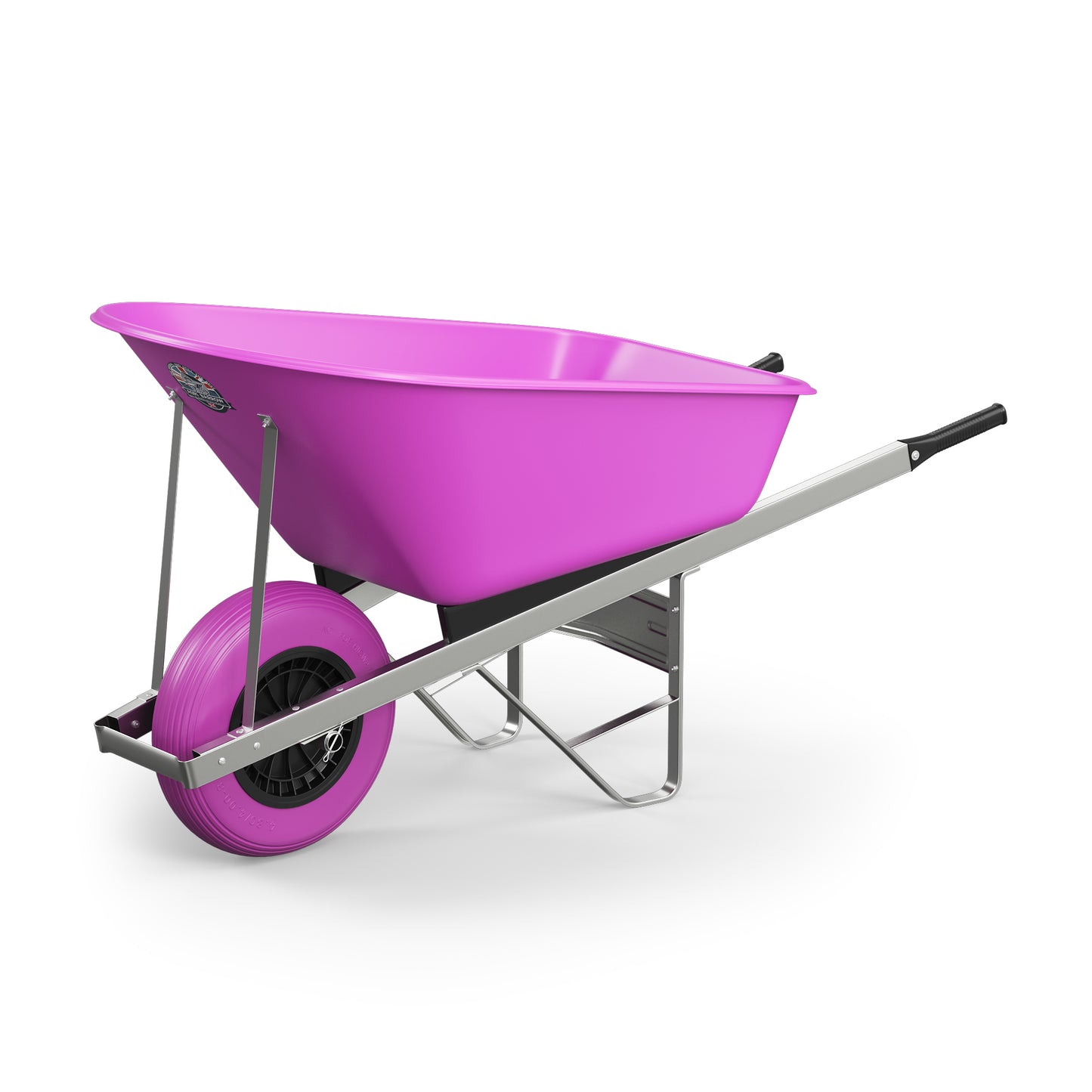 Agri Barrow Wheelbarrow 120 Litre Plastic Tub Puncture Proof