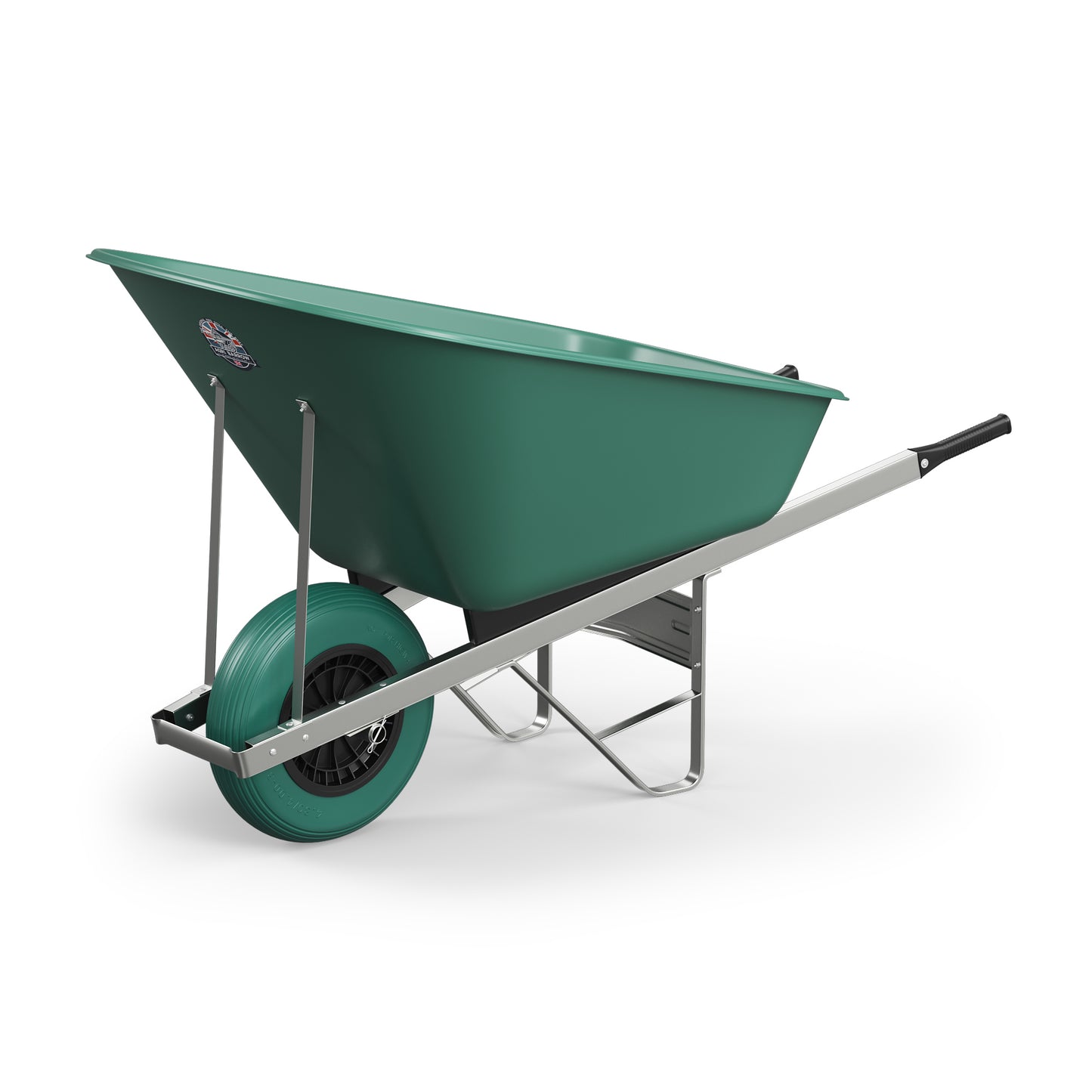 Agri Barrow Wheelbarrow 160 Litre Plastic Tub Puncture Proof