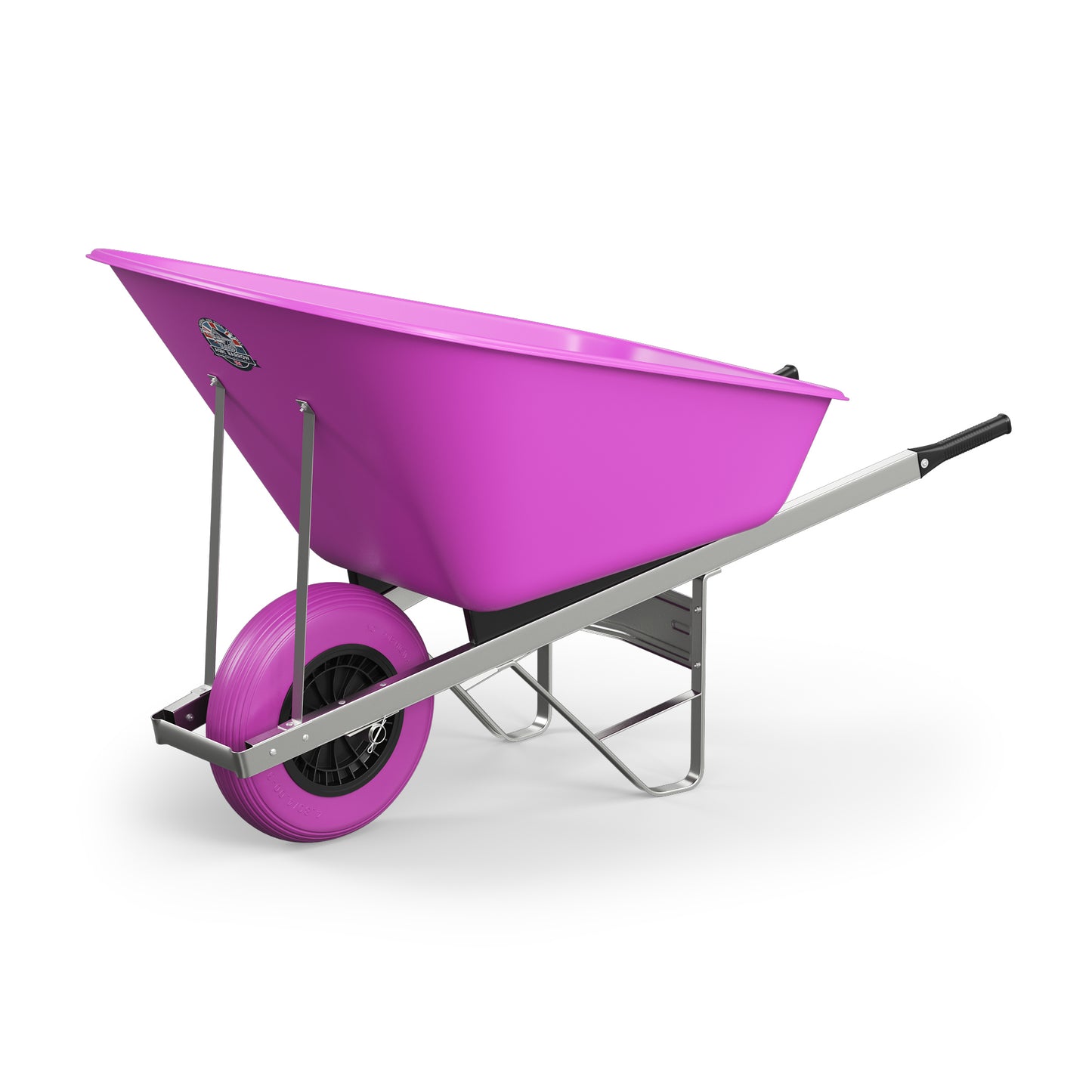 Agri Barrow Wheelbarrow 160 Litre Plastic Tub Puncture Proof
