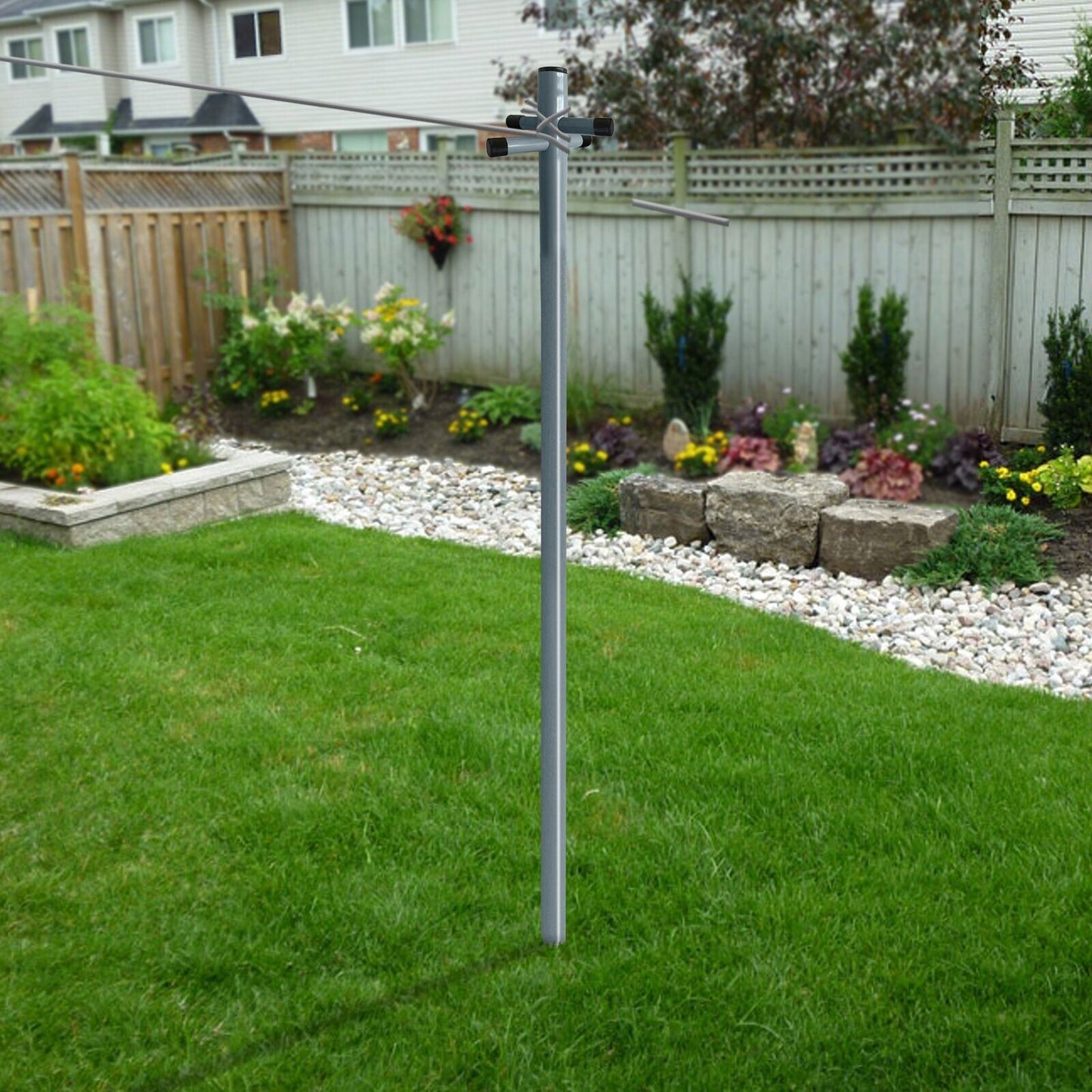 TuffLine 2.4 Metre Heavy Duty Clothes Post Washing Line Pole