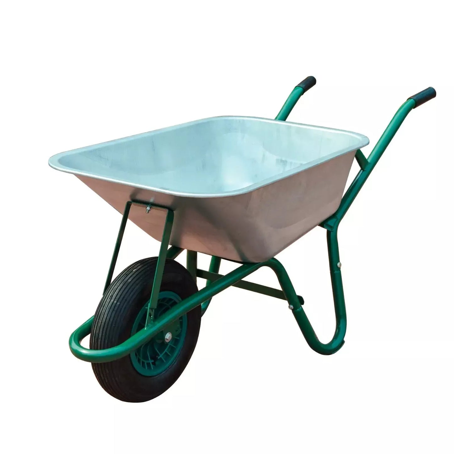 TuffLine 85 Litre Garden Galvanised Steel Wheelbarrow