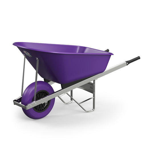 Agri Barrow Wheelbarrow 120 Litre Plastic Tub Puncture Proof
