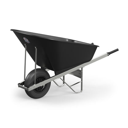 Agri Barrow Wheelbarrow 160 Litre Plastic Tub Puncture Proof