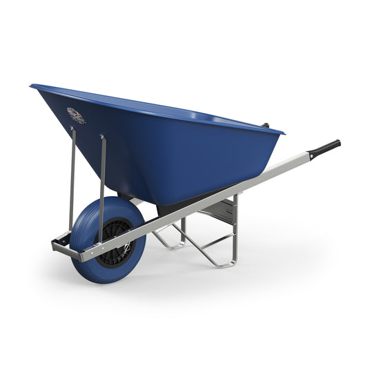 Agri Barrow Wheelbarrow 160 Litre Plastic Tub Puncture Proof