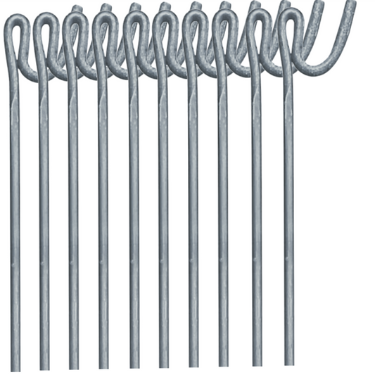 TuffLine Fencing Pins 8mm x 125cm Steel