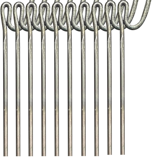TuffLine Fencing Pins 8mm x 125cm Hot Dipped Galvanised