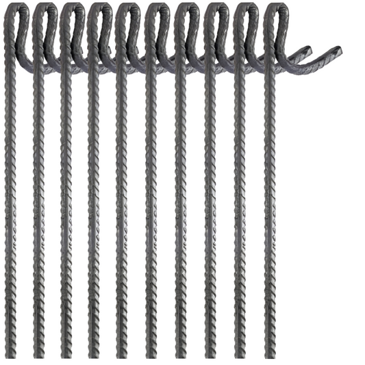 TuffLine Fencing Pins 10mm x 125cm Rebar Steel