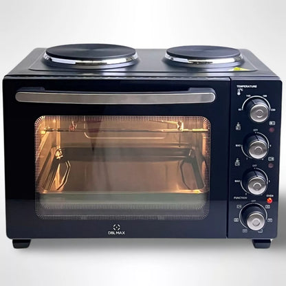 DBL Max Mini Fan Oven with Twin Hob and Grill